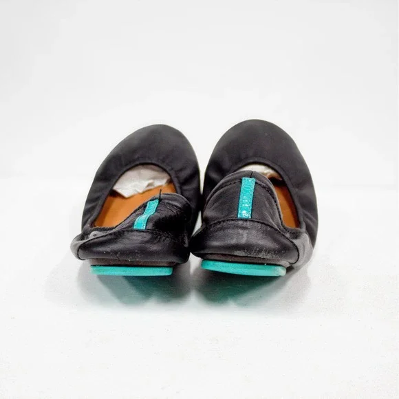 Tieks by Gavrieli Ballet Flats Black Leather Comfort Shoes Women's Size 7